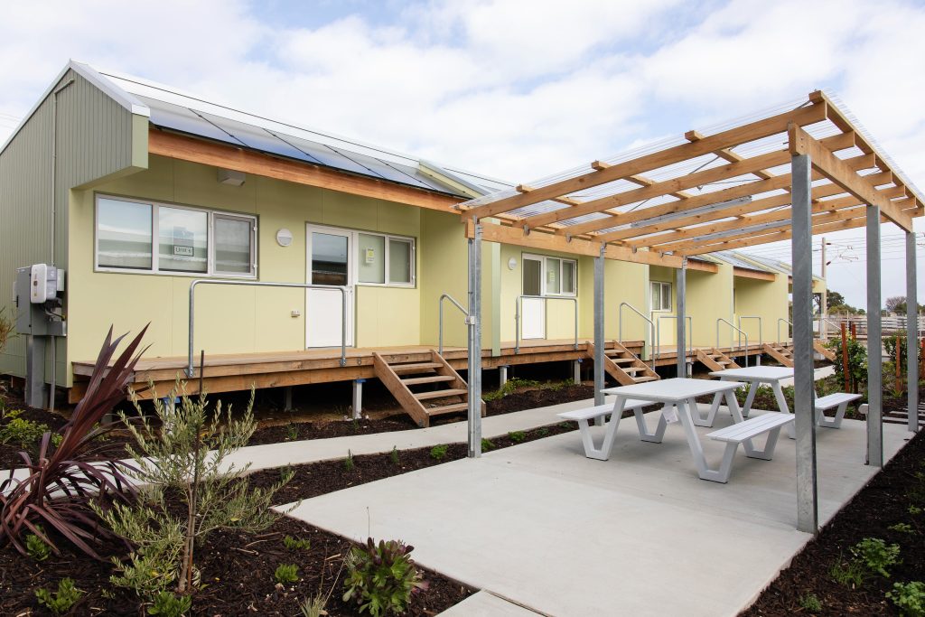 One of 18 homes built in North Fremantle for women over 55 experiencing homelessness.
